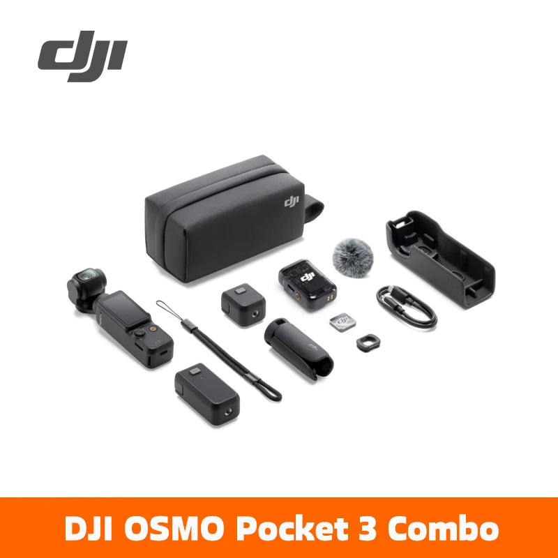DJI Osmo Pocket 3 – Caméra 4K/120 ips avec Capteur 1 Pouce et Écran Tactile Rotatif 2 Pouces