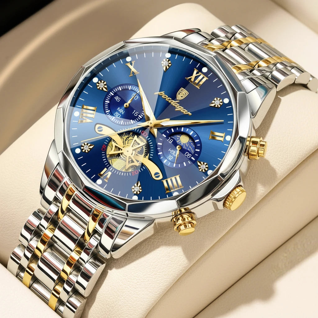 Montre Homme classe POEDAGAR Waterproof