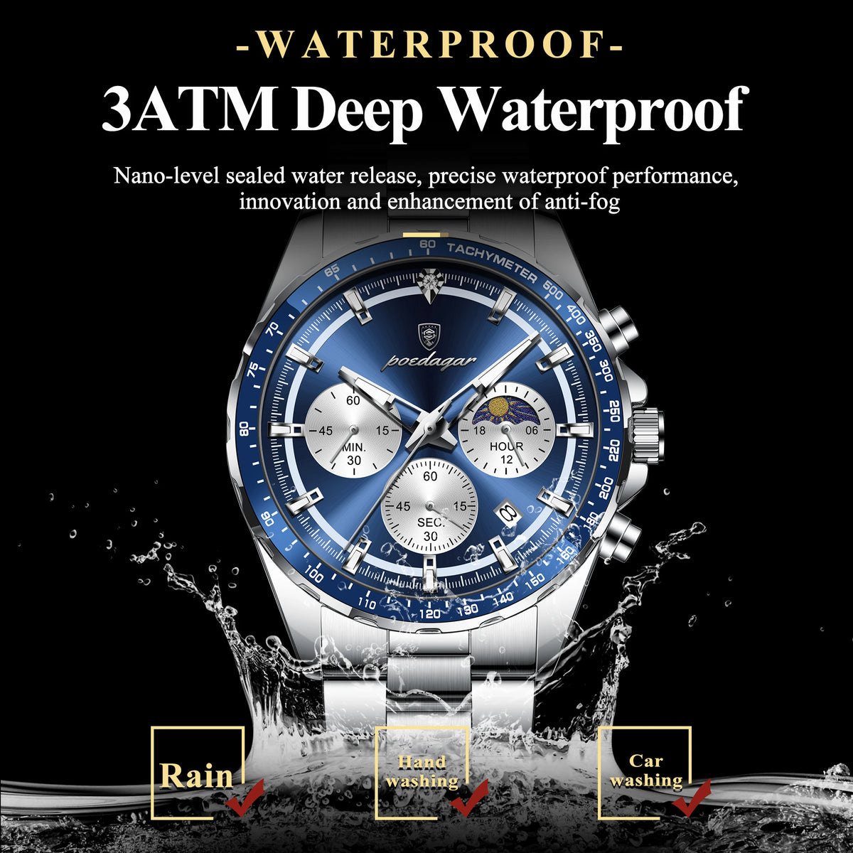 Montre classe POEDAGAR, Homme