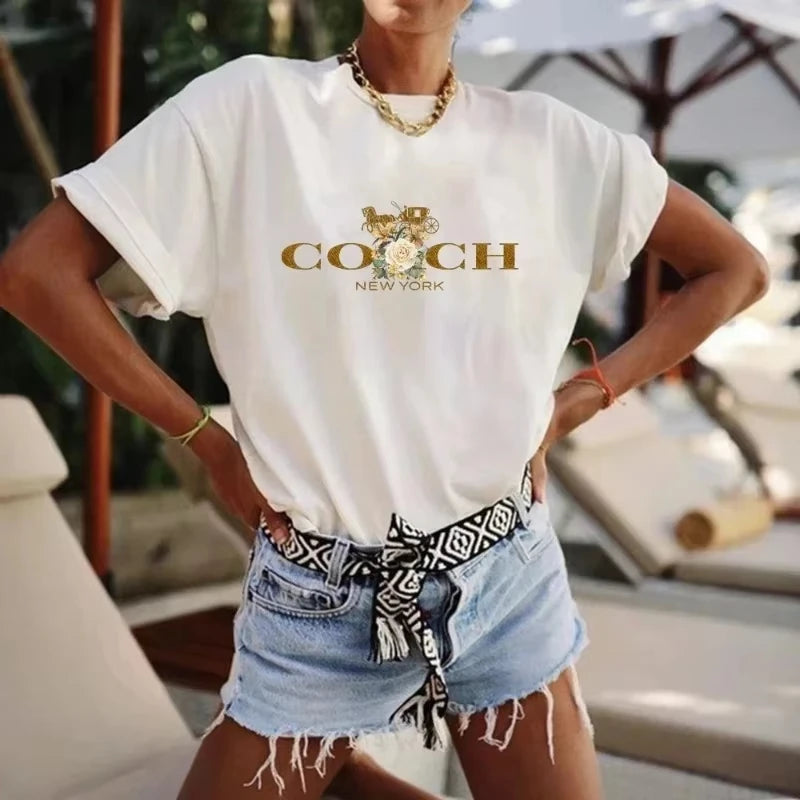 T-Shirt Femme noir ou blanc