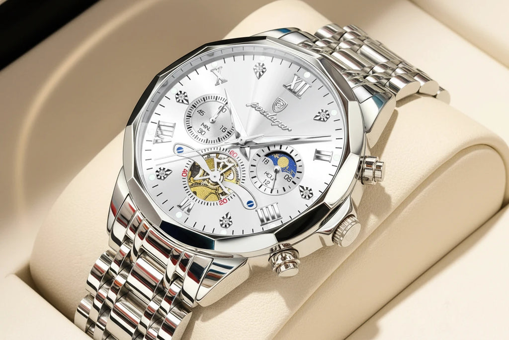 Montre Homme classe POEDAGAR Waterproof