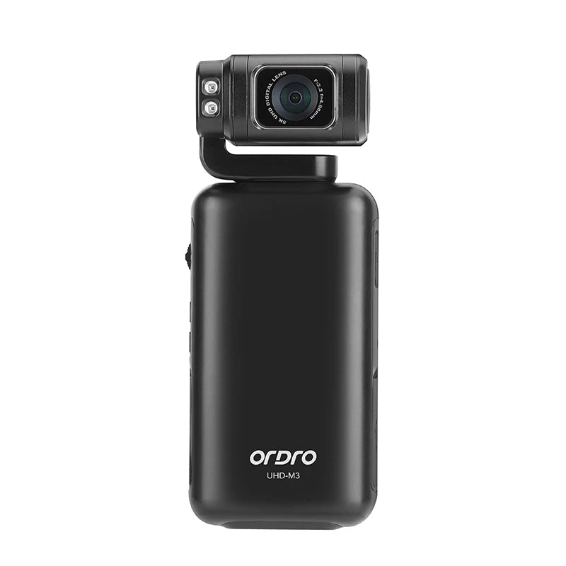 Ordro M3 – Caméra Vidéo 5K 30 ips avec Écran Tactile 3,5", Stabilisation d'Image et Vision Nocturne