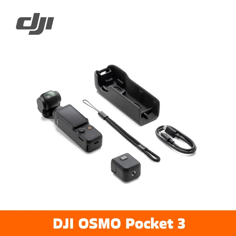 DJI Osmo Pocket 3 – Caméra 4K/120 ips avec Capteur 1 Pouce et Écran Tactile Rotatif 2 Pouces