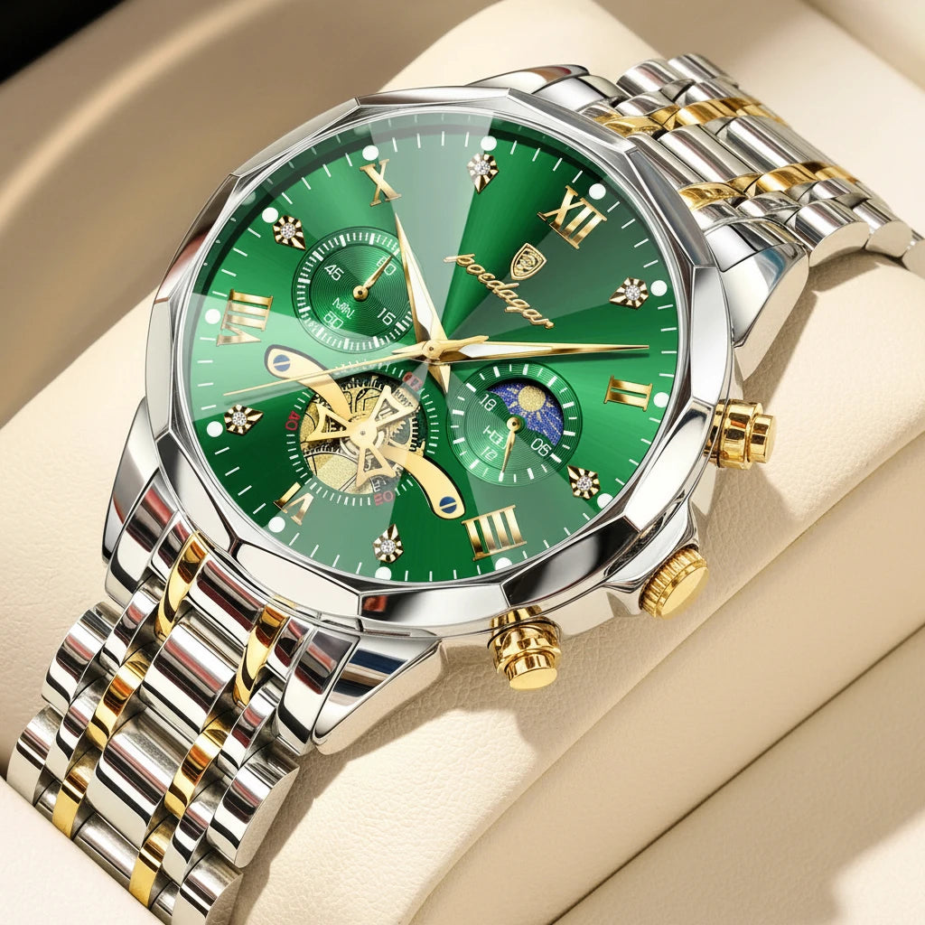 Montre Homme classe POEDAGAR Waterproof