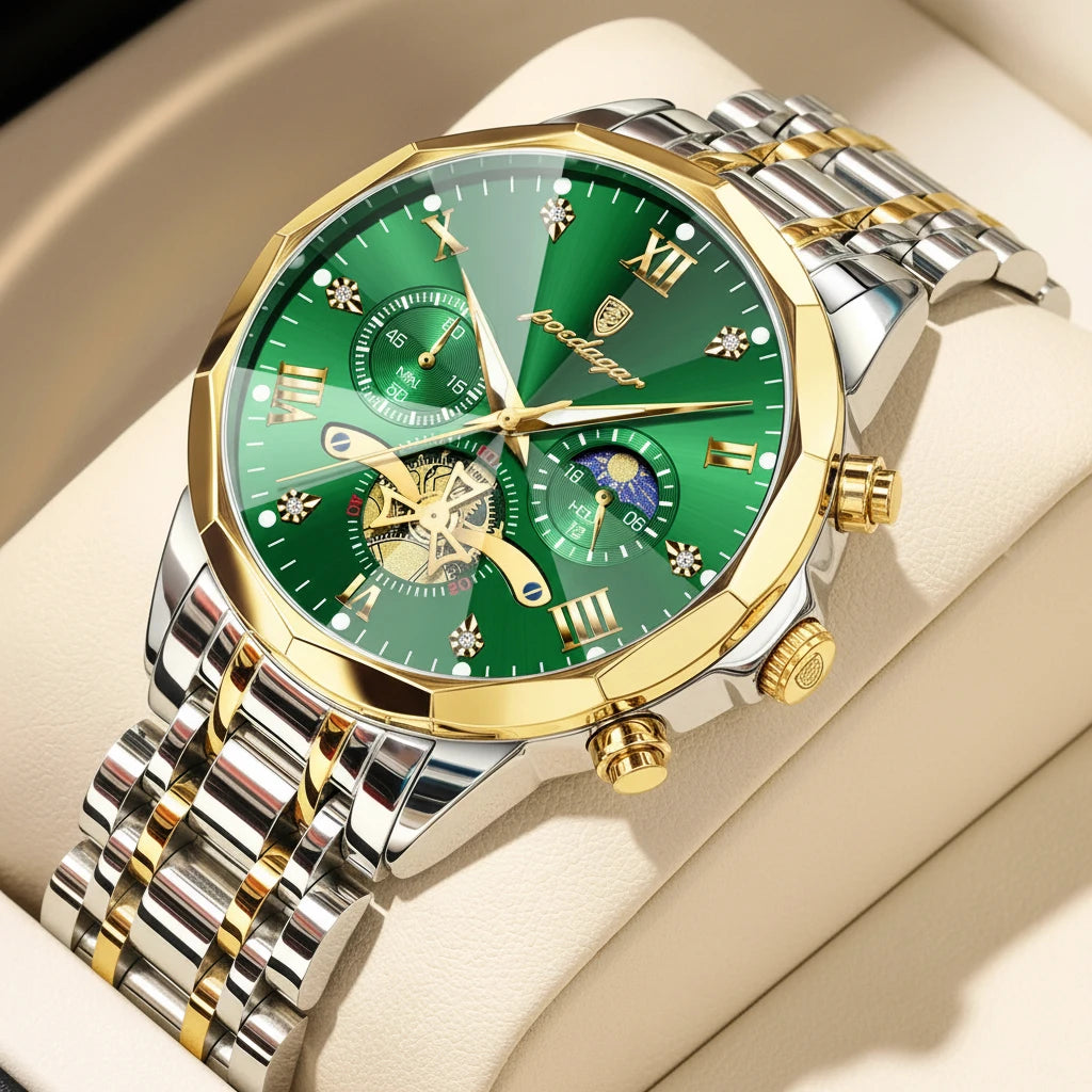 Montre Homme classe POEDAGAR Waterproof