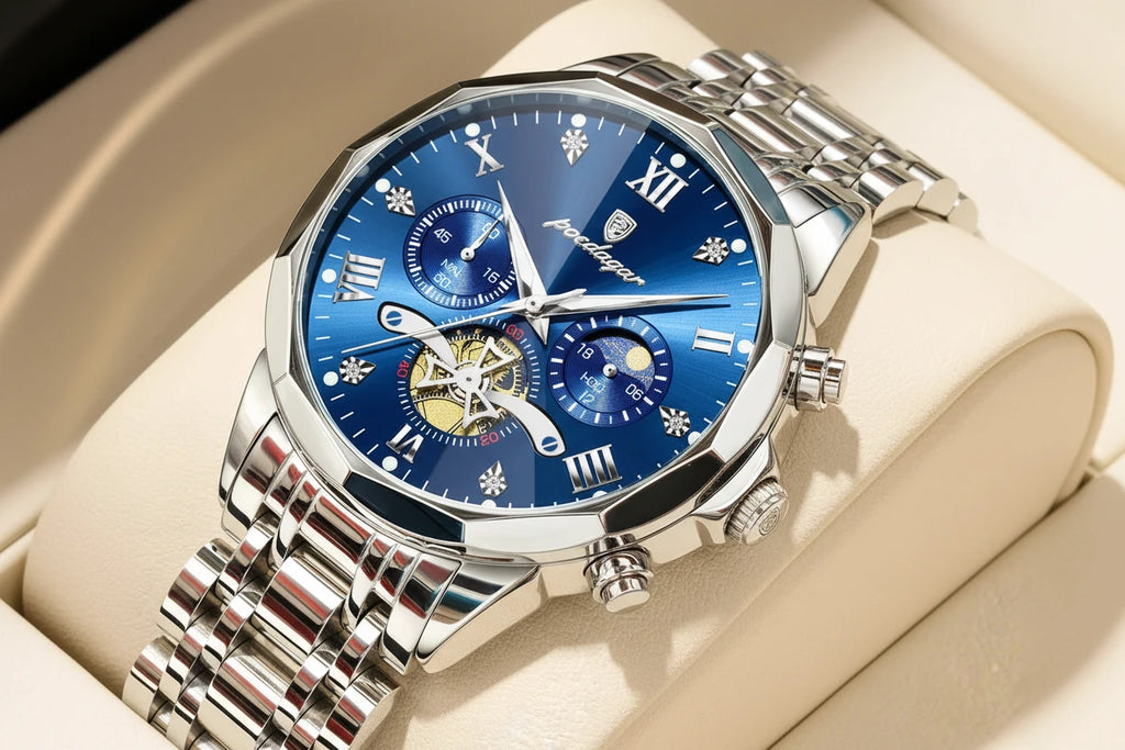 Montre Homme classe POEDAGAR Waterproof