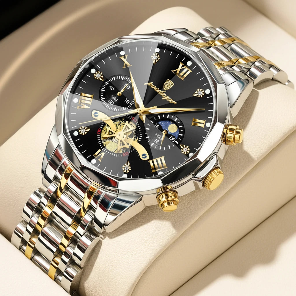 Montre Homme classe POEDAGAR Waterproof